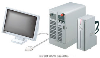 用市售顯示器和鼠標(biāo)也可以進(jìn)行操作(標(biāo)準(zhǔn)配備)